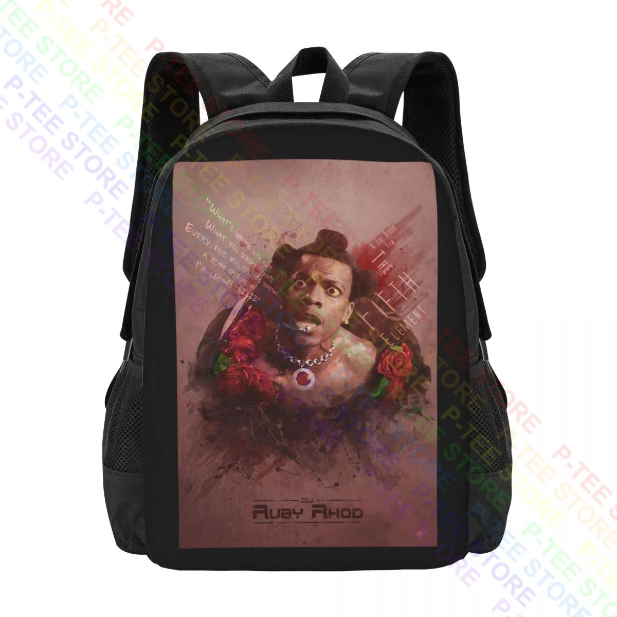 The Fifth 5Th Element Fifth Element Ruby Rodd Leeloo Korben Dallas ZorgBackpack Large Capacity Creative School Sport Bag