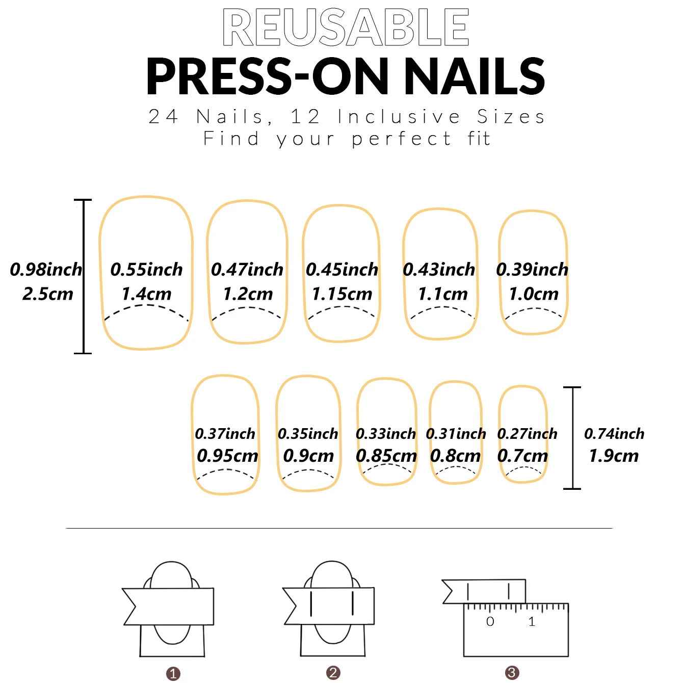 เล็บปลอมสีชมพูแบบฝรั่งเศส 24 ชิ้น ลายเส้นสีแดงกุหลาบ ลายหัวใจ ใช้ซ้ำได้ พร้อมกาวเจล 1 ชิ้น และที่ดันหนังกำพร้า เหมาะสำหรับผู้หญิง