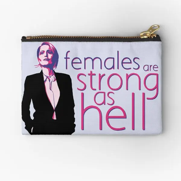 

Females Are Strong As Gillian And Zipper Pouches Pure Storage Underwear Packaging Small Wallet Pocket Bag Socks Key Coin