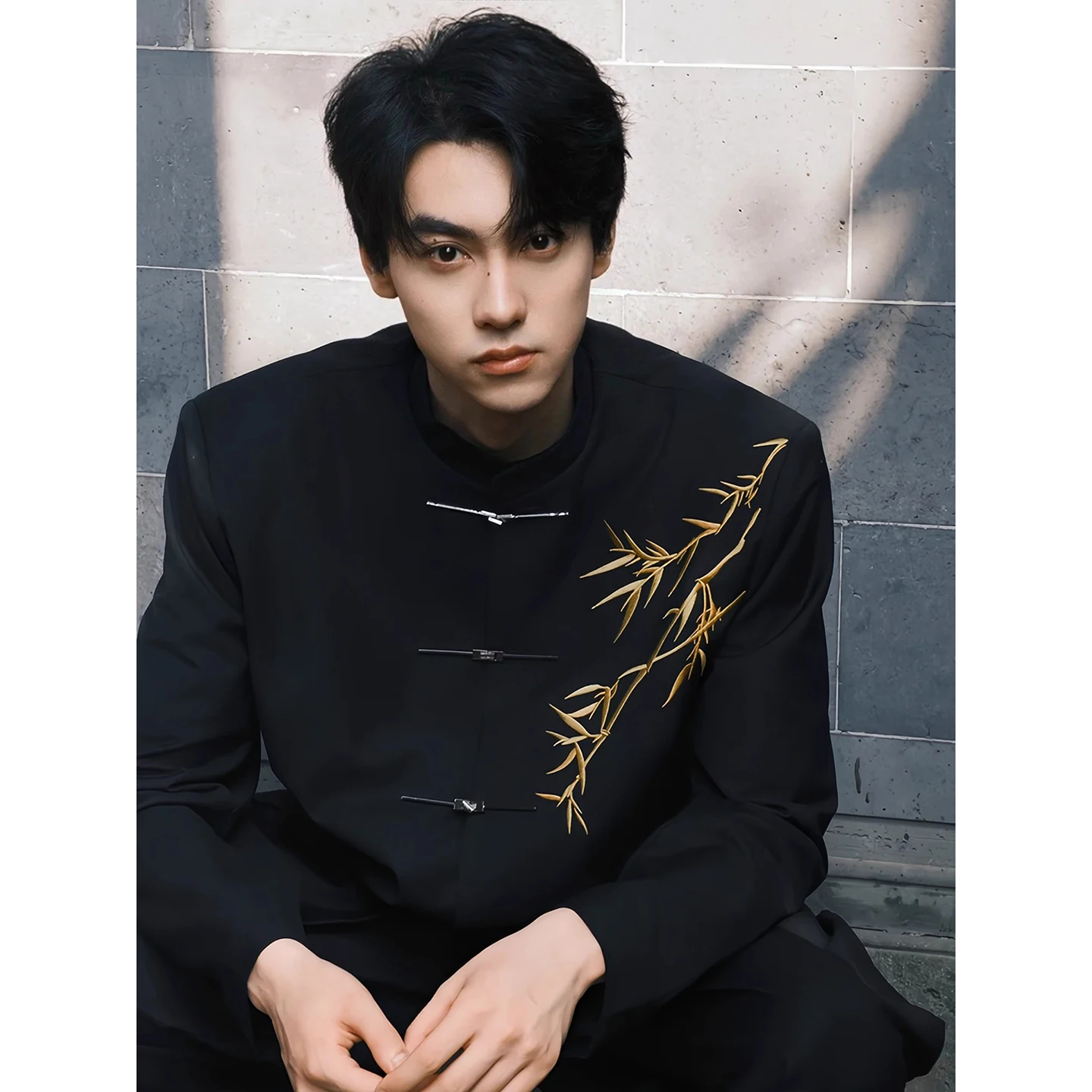 New Chinese Style Men's Tailored Suit Wedding Ceremony Casual Wear Long Sleeve Embroidered Zhejiang Suit Standard Fit