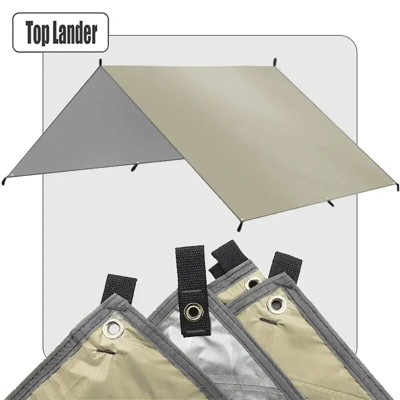 Waterproof Camping Tarp Tent, Tourist Toldo Sombra, Garden Canopy, Sunshade praia, Outdoor Ultralight Sun Shelter