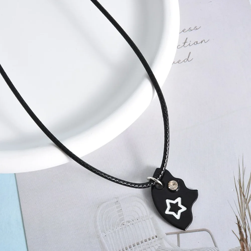 3pcs Pizza Shape Sun Star Moon Necklace Creative Electroplate Best Friend Necklace Jewelry Necklace Combination