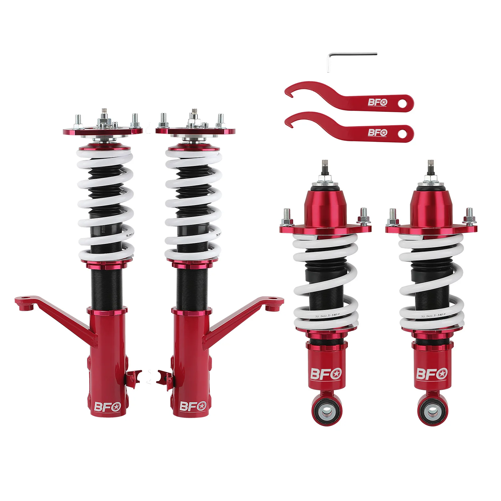 

BFO Coilover 24 Way Damper Struts Kit For Honda Element 03-11 Shocks Absorbers