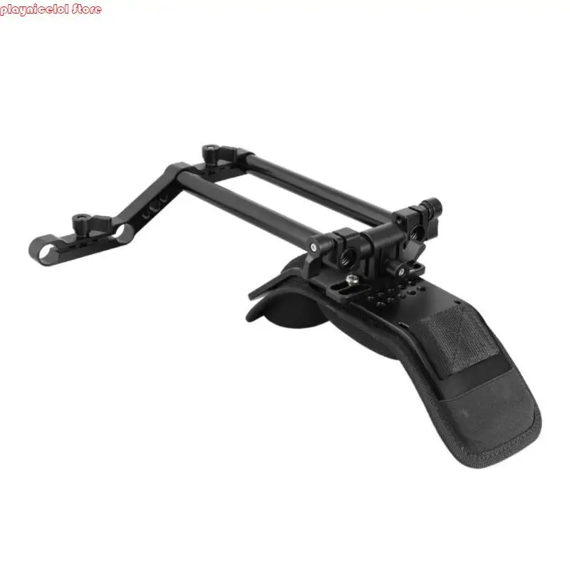 تلاعب كتف E8BA مع ذراع z z 15 ملم قضيب الدعم مرفق لوحة الكتف للفيديو ملحقات كاميرا DSLR Camcorder