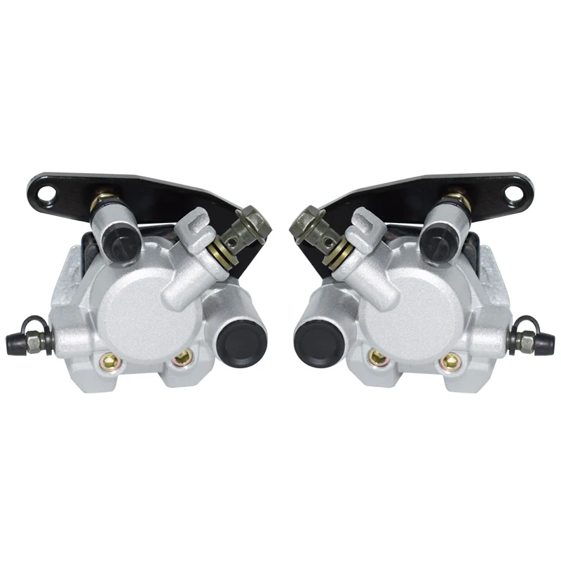 

Motorcycle Front Brake Caliper Set For Yamaha Grizzly 660 2002-2008 YFM660 KODIAK 400 1999-2006 KODIAK 450 2003-2006 With Pads