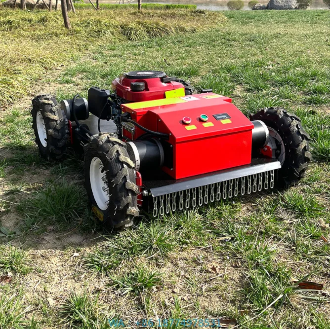 Small Remote Control Lawn Mower for Sale New Product Tractor Garden Lawn Mower