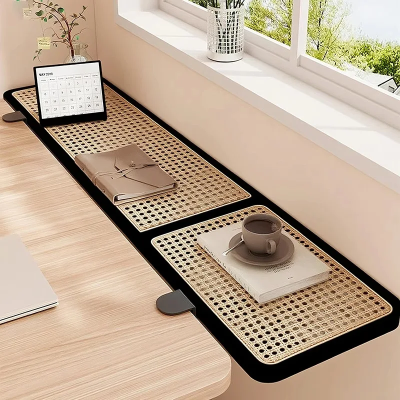 Folding Desktop Extender Shelf Computer Desk Gap Filler Study Desk Armrest Support Stand - Storage Organizer