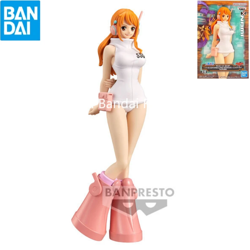 In Stock Brand New Genuine Bandai DXF Set Scenery THE GRANDLINE LADY Dantou Island Nami-anime Figure Model Collection Gift