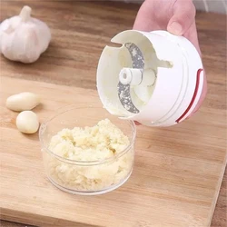 Manual Garlic Peeler Kitchen Multi-functional Mini Food Processor Garlic Mincer Home Kitchen Useful Gadgets Accessories