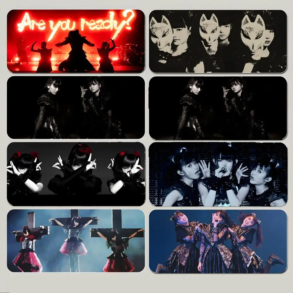 Energetic Unique Band B-Babymetal Mauspad, großes Gaming-Mauspad mit dickem, genähtem Rand, rutschfeste Schreibtischunterlage