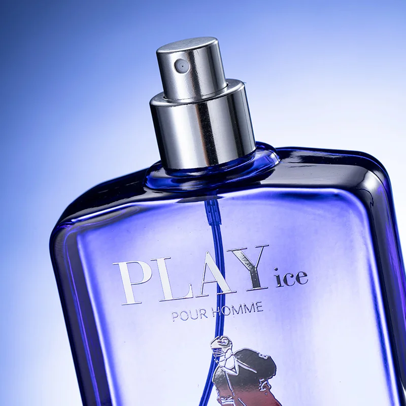 100ml Luxury Style Men Perfume Blue Black Bottle Long Lasting Ocean Woody Cologne Spray EDT Male Fragrance for Gym Office Daily Wear - view 4