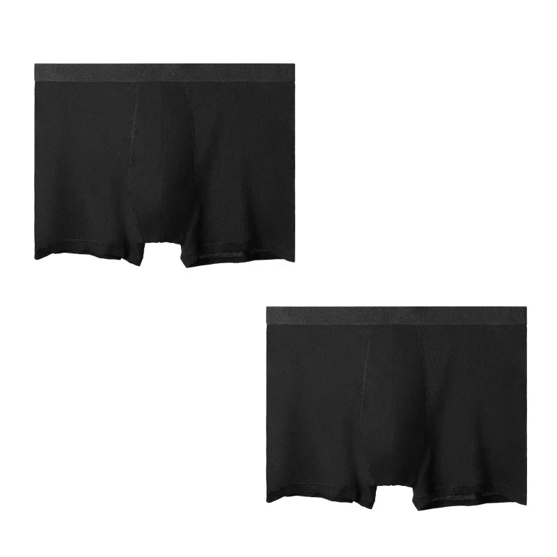 

2 шт. мужского нижнего белья из чистого хлопка, свободные хлопковые трусы-боксеры, дышащие, больших размеров, удобные, тонкие, летние.