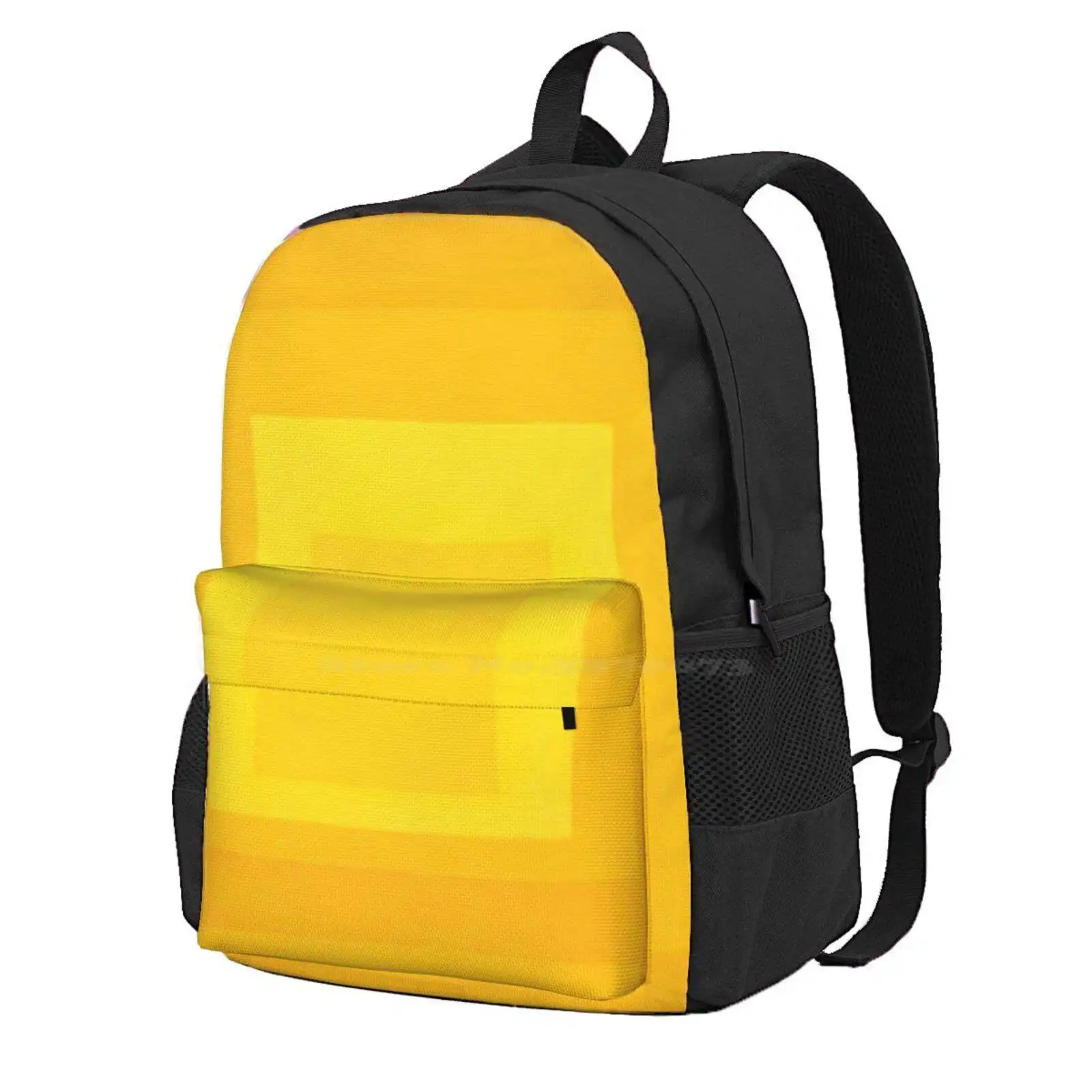 Josef Albers Homage To The Square, Yellow Hot Sale Schoolbag Backpack Fashion Bags Apparition Josef Albers Op Art Josef Albers