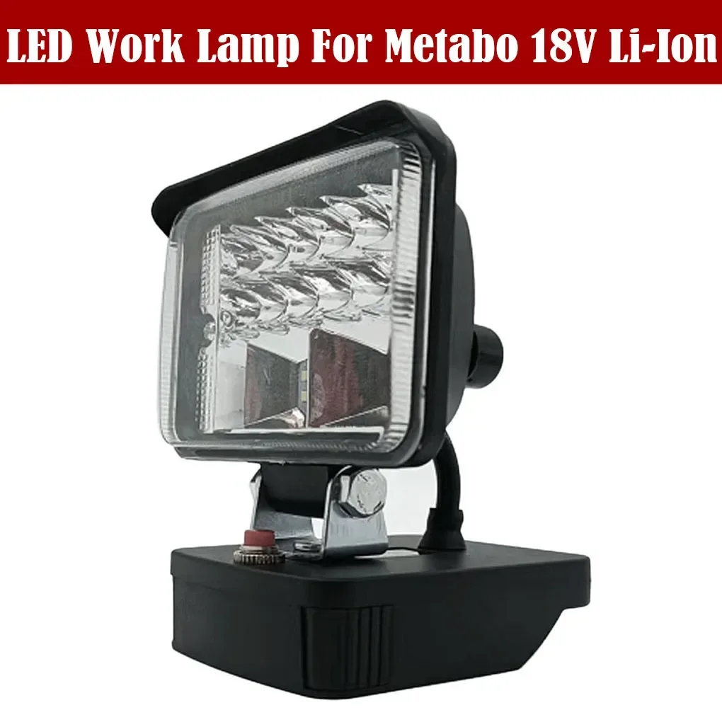 LED Work Lamp For 18V Li-Ion Battery 30W Tools Light With Low Voltage Protection Function For Field Indoor Work Lighting