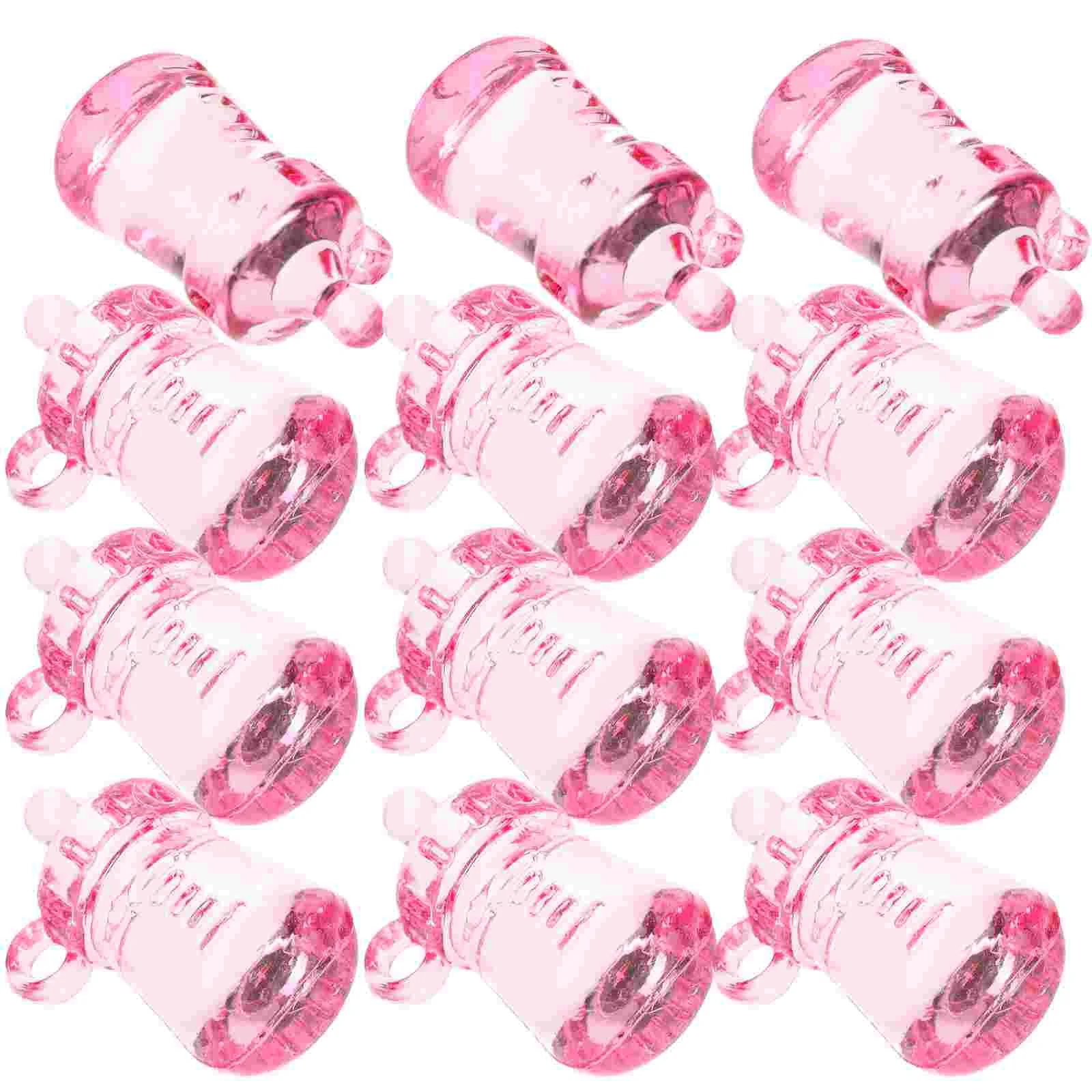 

30 Pcs Baby Bottle Pendant Mini Decor Party Bag Fillers Decoration Ornament Acrylic Shower Favor