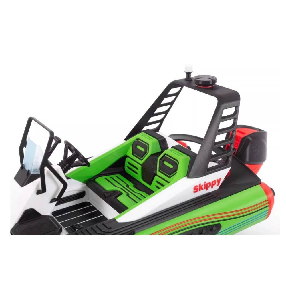 ثلاثية الأبعاد مطبوعة قارب الإنقاذ نموذج 1/8 53 سنتيمتر عدة طبعة التوأم محرك قارب أطقم منمذجة شخصية تجميعها قارب سريع نموذج باخرة اللعب #4