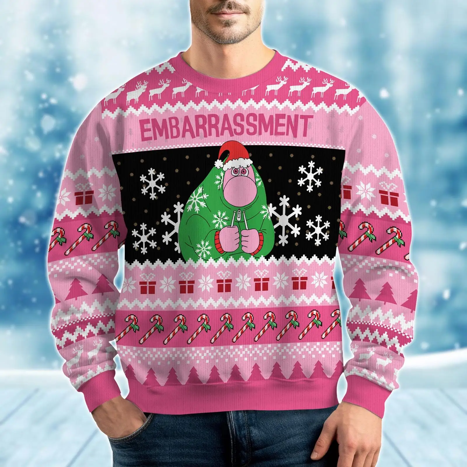 

Christmas Disney funny hoodie 2025 new item arrives in warehouse, fashionable autumn and winter Y2K oversized casual top