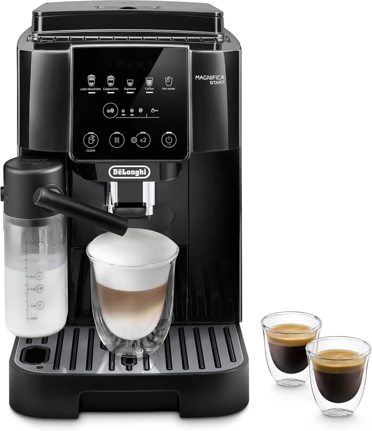 Magnifica Start Fully Automatic Espresso Machine Removable and Dishwasher-safe Parts for Easy Clean Up