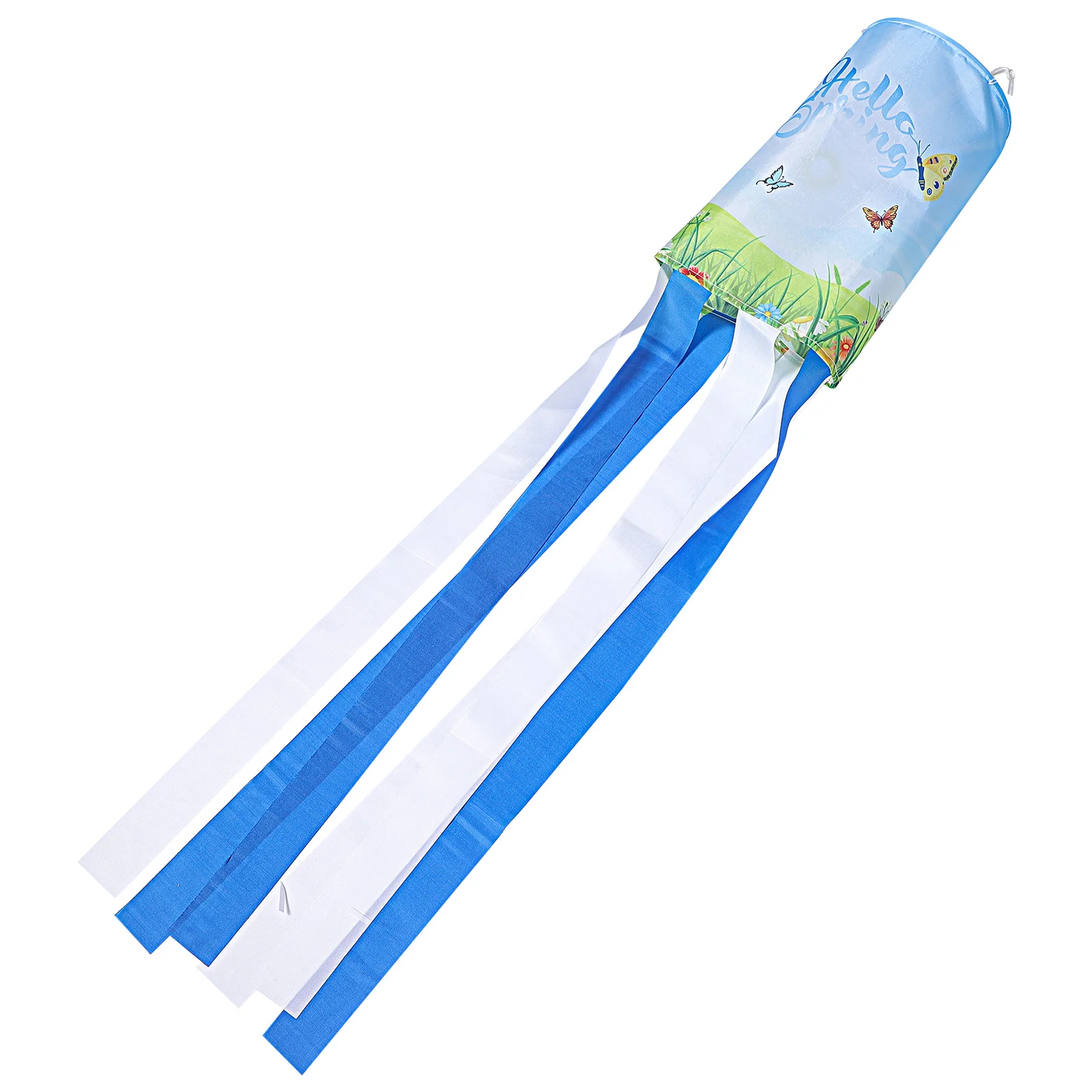 

Hot Air Flags Windsock Solar Spiral Lighting Garden Windsock Flag Decoration Durable Polyester Outdoor Yard Porch