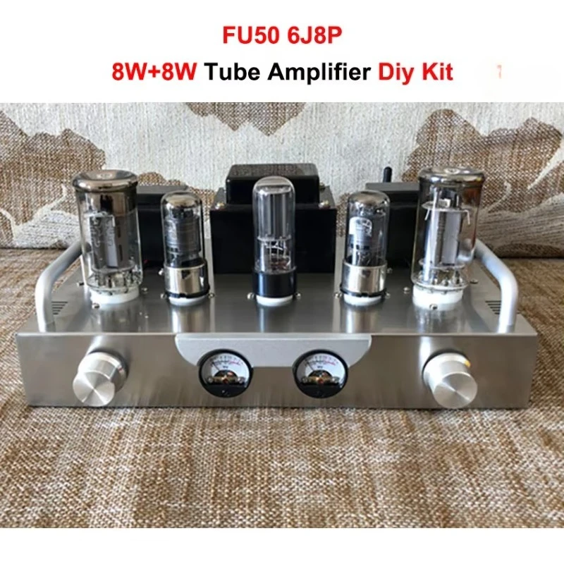 8W×2 Bluetooth Tube Amplifier DIY Kit · Bluetooth 5.0 VU Meter · High Power Low Distortion Warm Sound HIFI Audio Amp