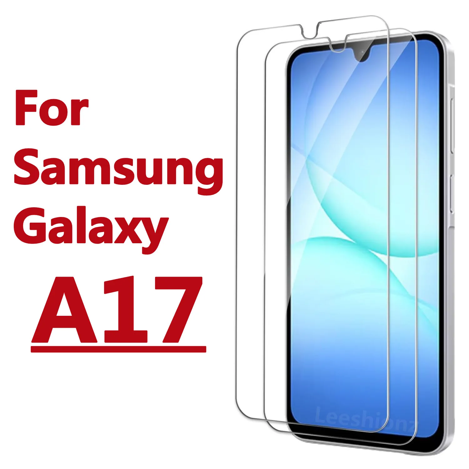 Protection d'écran en verre trempé haute définition anti-chute pour Samsung Galaxy A17 4G/5G, 6,7 pouces