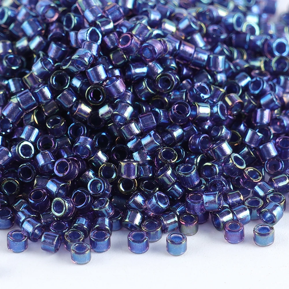 Importiert aus Japan MIYUKI DB11/0 Delica Perlen, Dyeing Core Illusion Serie, 10g Tube, Schmuckzubehör, geeignet für DIY All Kin – Detail 7