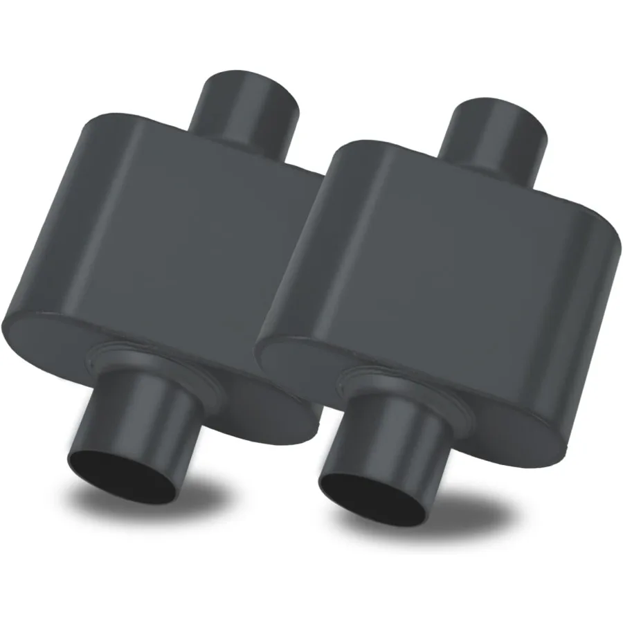 

Универсальный стальной глушитель с 3-дюймовым покрытием от центра до центра для высокопроизводительных гоночных приложений с улучшенным звуком и эффективным элементом Exhau