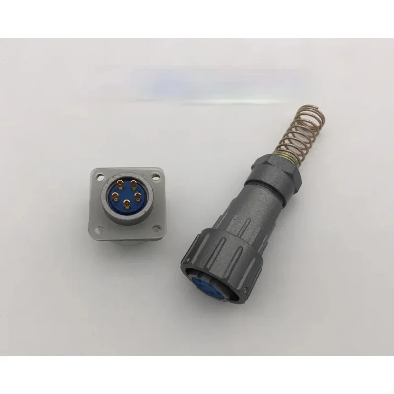 Aviation Plug Socket FQ18-5 Core FQ18-5TK/ZJ Buckle Type Waterproof Connector with Hole 18MM