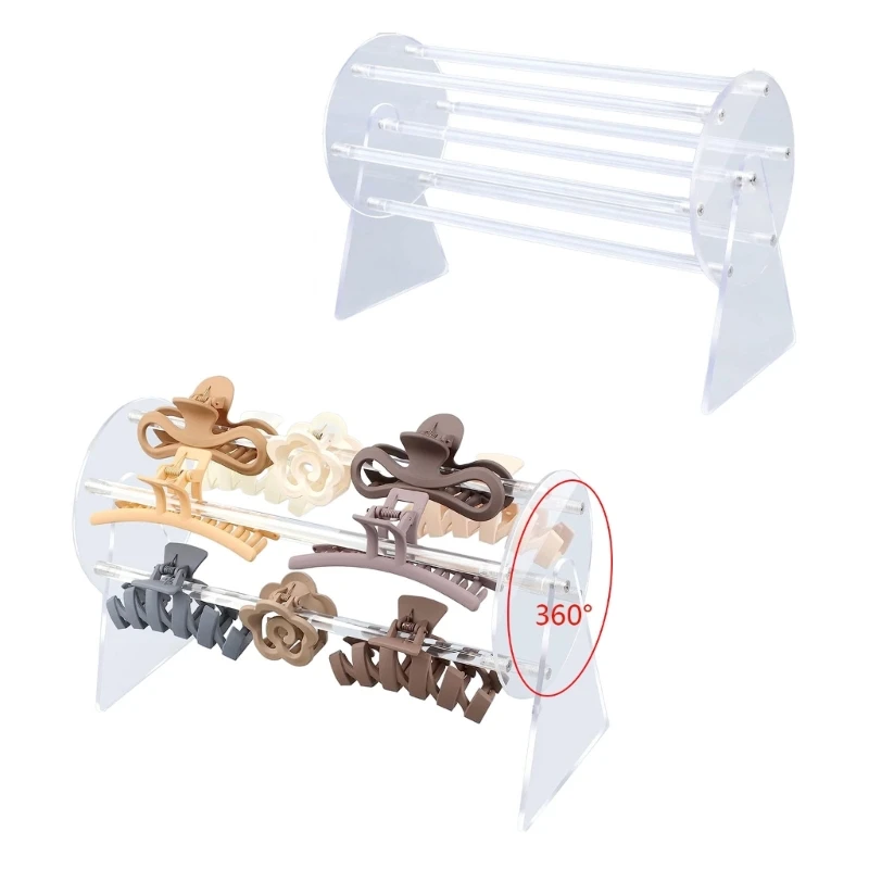 Acrylic Headband Holder Hairband Organizer Storage Rack Headband Display Stand for Women Jewelry Hair Clasp Headband