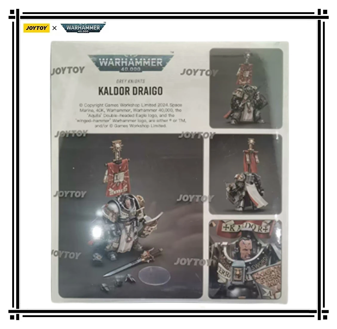 

JOYTOY Warhammer 40K Grey Knights Kaldor Draigo 1/18 Action Figure Model Collection