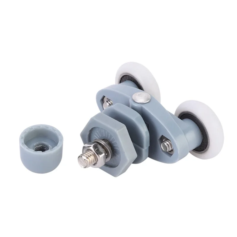 8 Stück langlebige Kunststoff-Schieberolle, Schienentür, Rad, Badezimmer, Glastür