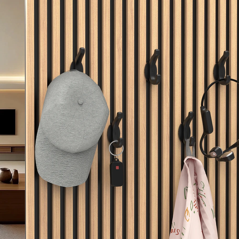 Obrázek 3: Sada z 3čepel soundproofing panel háčků - drill-free design, heavy-duty nástěnné háčků pro ateliér pěna panely a úřad soundpro