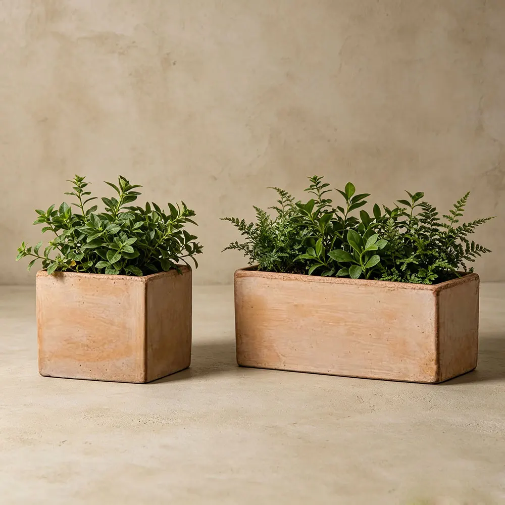 

Rectangle Silicone Molds for Cement Planters 10cm/12cm Square Concrete Planter Mould Big Candle Cup Vessel Mold with fixed frame