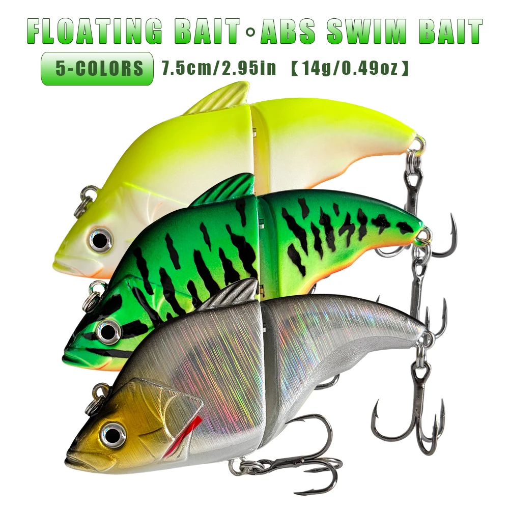 bionic fishing lures Soft Lure TRUSCEND Bionic Tilapia Jointed Swimbait features 6 segments 3D Bionic Fishing Lure Topwater