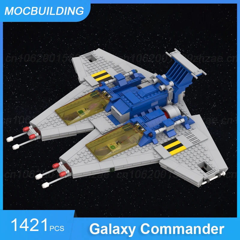 MOC Building Blocks  Galaxy Commander 6980 Remake Version Space DIY Assemble Bricks Educational Creative Xmas Toys Gifts 1421PCS