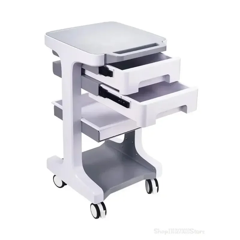 The Same High-end Beauty Salon Trolley Shelf Small Bubble Instrument Car Mobile Drawer Carritos Organizadores Salon Furniture