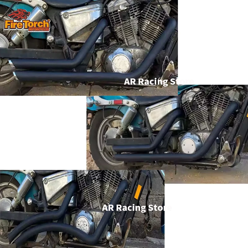 For Honda Shadow 1100 VT1100 C CL ACE C Spirit American Classic Edition (ACE) Sabre C3 Aero ACE Tourer Motorcycle Exhaust System