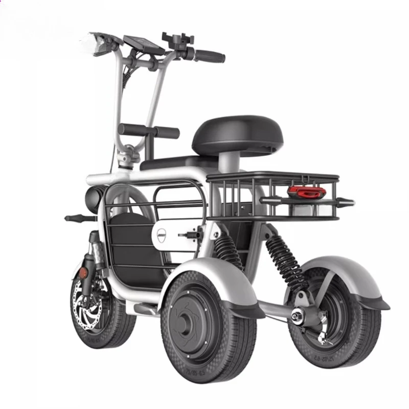 

Folding electric car Four-wheeled small mini mobility battery car