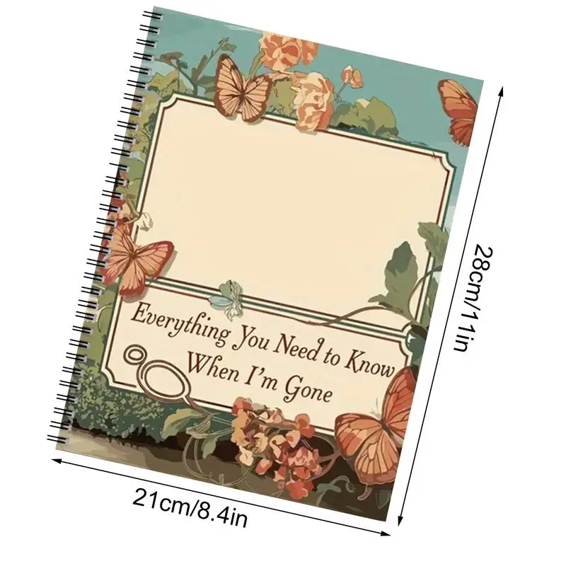 End Of Life Planner Organizer After Death Planning Notebook With Binding Design Brings Together Key Data And Documents Funeral