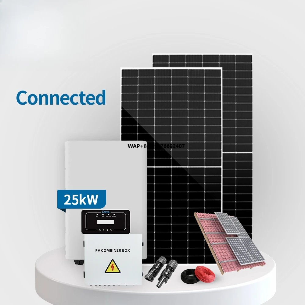 

European Version Wholesale Price 3 Phase 30kw 25kw on Grid Solar System Complete Solar Panel Energy System 30kw