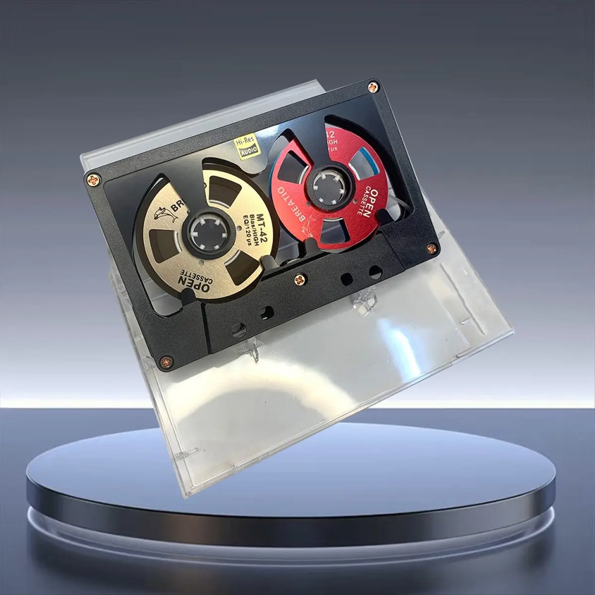 a91p-ブランクオーディオカセットテープ-50分-リールツーリール-両面メタルリール-中空ケース-diy録音用-b