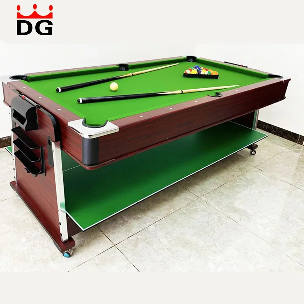 4in1 Billiard tables Wholesale price cheap indoor commercial home multi-functional 7ft pool table