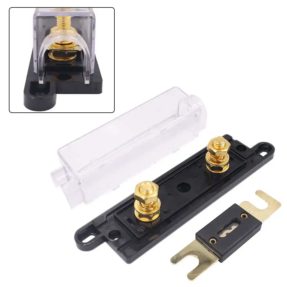 

4 Piece 50A 60A 80A Car Audio Fuse Holder Kit For Vehicle Radio Inverter Marine And Industrial Electrical Circuit Protection