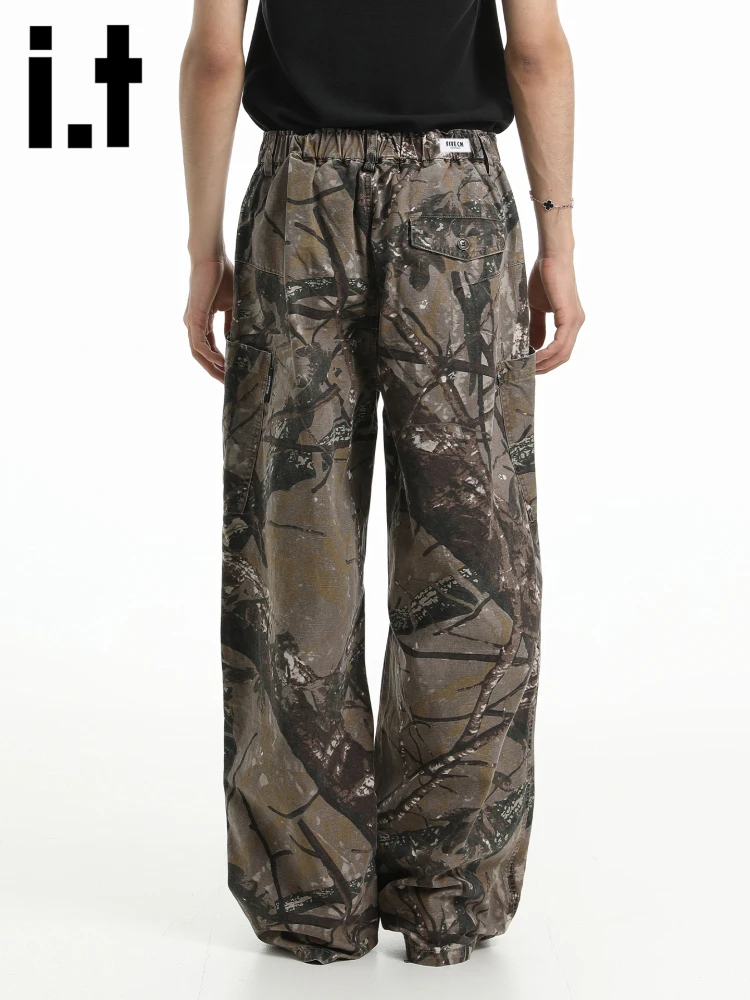 

Камуфляжные рабочие брюки в американском стиле, мужские повседневные прямые длинные брюки, женские модные брендовые новые брюки 2021, весна-осень