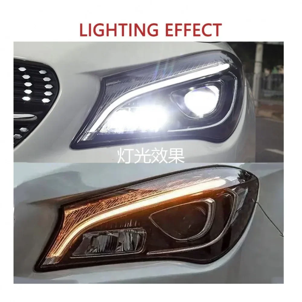 

W117 CLA Upgrade Headlights LED For Benz 2014-2020 CLA220 CLA45 CLA260 C117 Head Lamp Assembly Front Lamps Accessories Modified