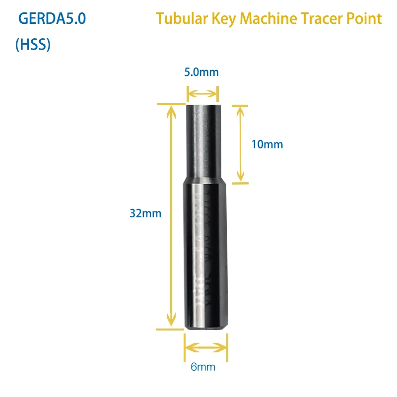 Tubular Key Cutter For Tubular key Barrel Keys on Manual Key Cutting Machine Locksmith Tools