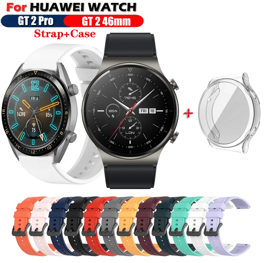 Replacement Strap For Huawei Watch GT 2 Pro Strap Silicone Strap For Huawei Watch GT 2 46mm Strap Watchband Bracelet