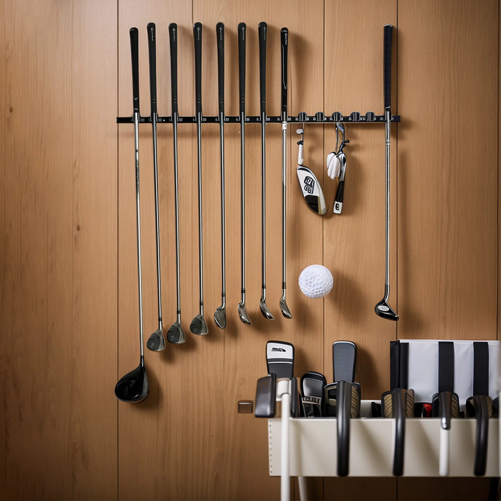 ที่แขวนไม้กอล์ฟติดผนัง 10 ช่อง - Golf Equipment Storage บทวิจารณ์และราคา