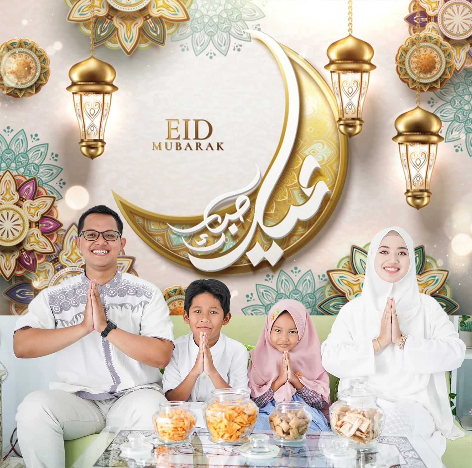 عيد مبارك خلفية فانوس القمر عيد الأضحى مسلم رمضان كريم الإسلامي الفطر صورة التصوير خلفية استوديو الصور