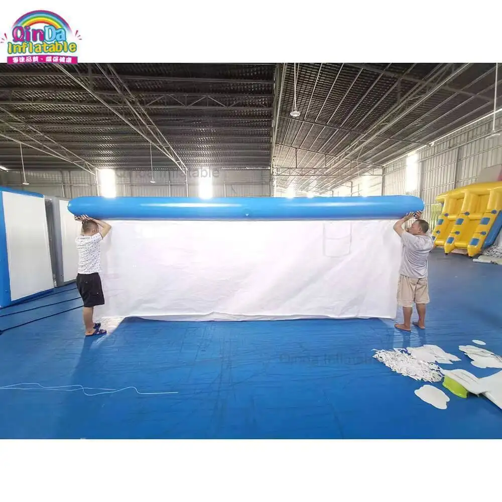 Piscina inflable azul del mar de la piscina adulta inflable para el ocio de los barcos del yate